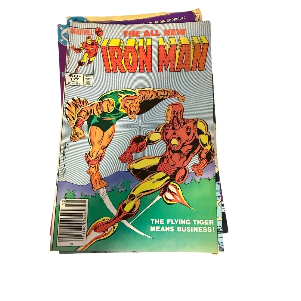 The‎ All New Iron Man Comic Book 127 Marvel Comics 1983 Flying Tiger Means